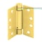 Prime-Line Door Hinge Commercial UL Adjust Self-Close, 4-1/2 in. with Sq. Corners, Satin Brass 3 Pack U 1158463 - alternate 1